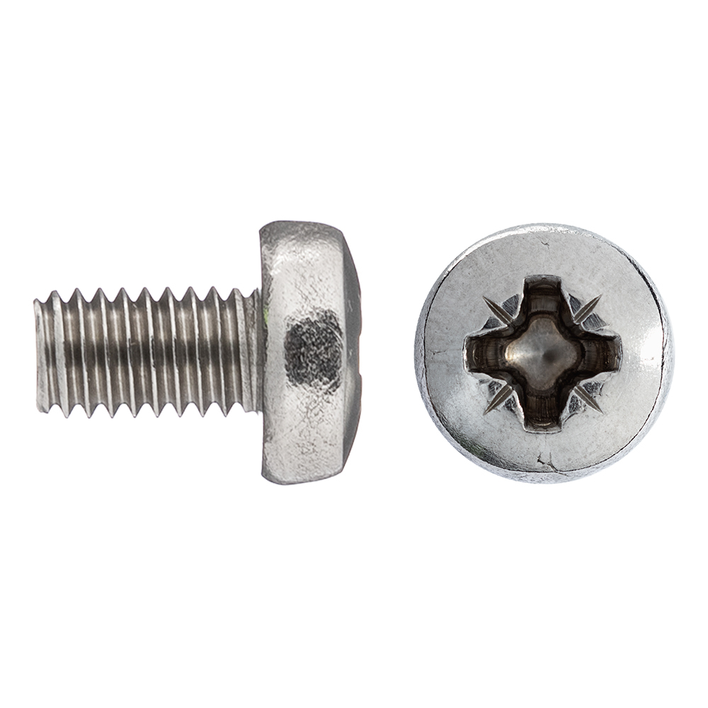 original-4291.jpg Винт нержавеющая сталь M6x10 мм DIN 7985 полукруглая головка (6 шт.) — изображение 1