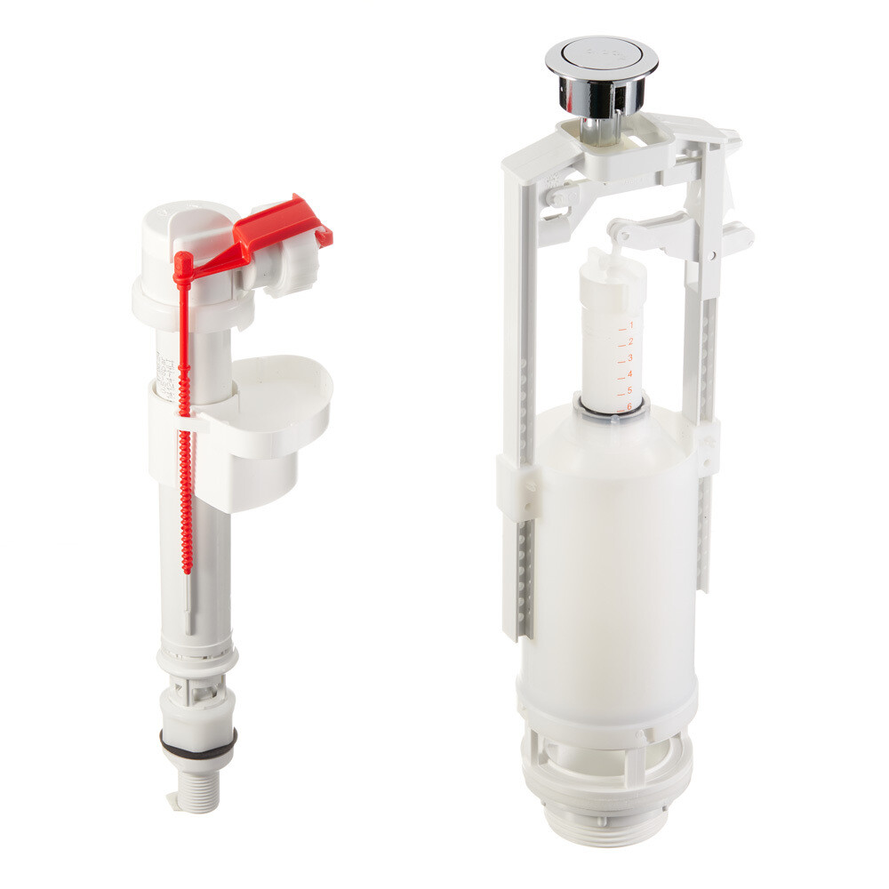 original-4678.jpg Арматура для унитаза Alcadrain нижний подвод 1/2 кнопка пластик хром (SA2000S) — изображение 1