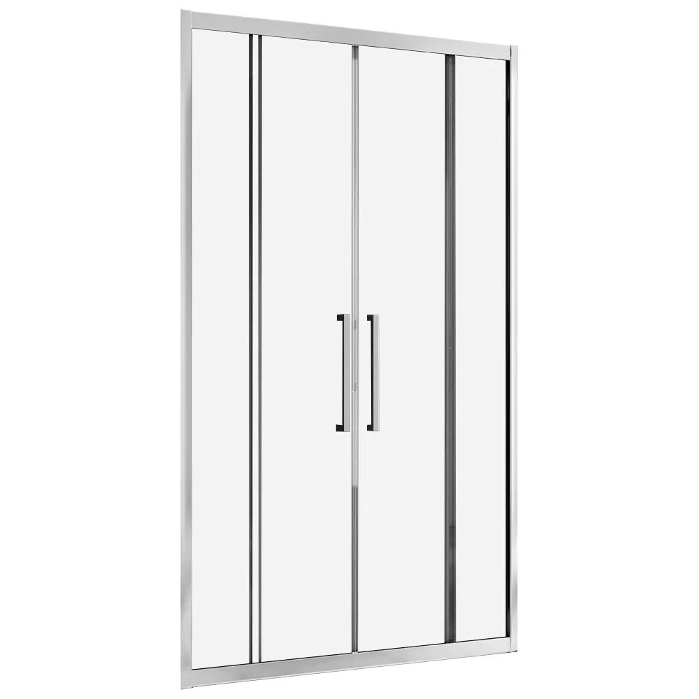 original-4684.jpg Душевая дверь Abber стекло прозрачное 180х195 см профиль хром 6 мм раздвижная (AG33180H) — изображение 1