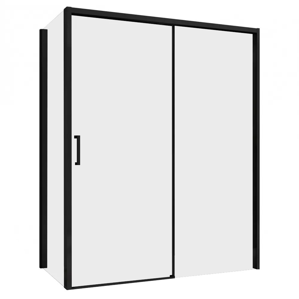 original-4972.jpg Душевой уголок Abber Komfort черный 150х100х200 см прямоугольник стекло прозрачное 8 мм (AG93150B-S102B) — изображение 1