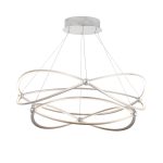 Светильник светодиодный подвесной Maytoni Weave 3000К 20 кв.м никель IP20 (MOD062PL-L103CH3K)