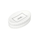 Мыльница для ванной Zenfort Mona настольная керамика белая (106673)