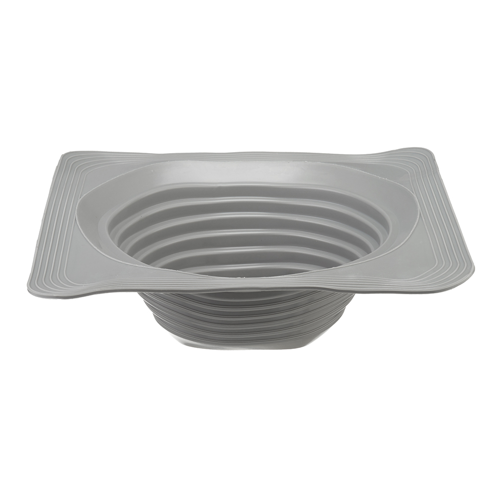 original-5313.jpg Проходка кровельная КМ 425х425 мм для дымоходов d178-330 мм серебристый силикон — изображение 1