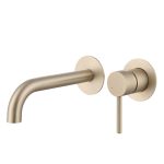 Смеситель для раковины встраиваемый Abber Wasser Kreis золото однорычажный (AF8112G)