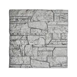 Искусственный камень ЕвроЛит Венеция темно-серый (24 шт.=1 кв.м)