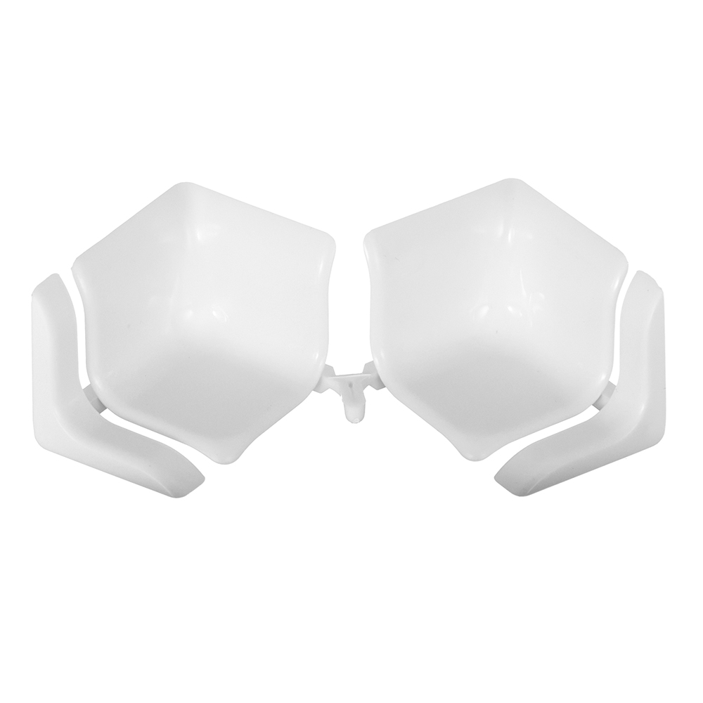 original-5464.jpg Набор комплектующих ПВХ для бордюра на ванну белый (2 шт.) — изображение 1