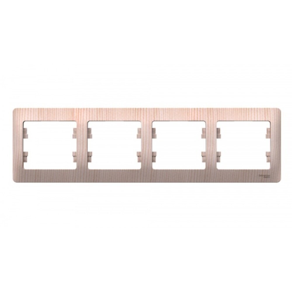 original-5617.jpg Рамка Systeme Electric Glossa четырехместная сосна (SE GSL001504) — изображение 1