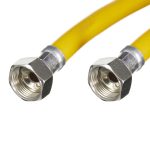 Шланг для газа ПВХ армированный Elka 3/4 ВР(г) х 3/4 ВР(г) 50 см желтый