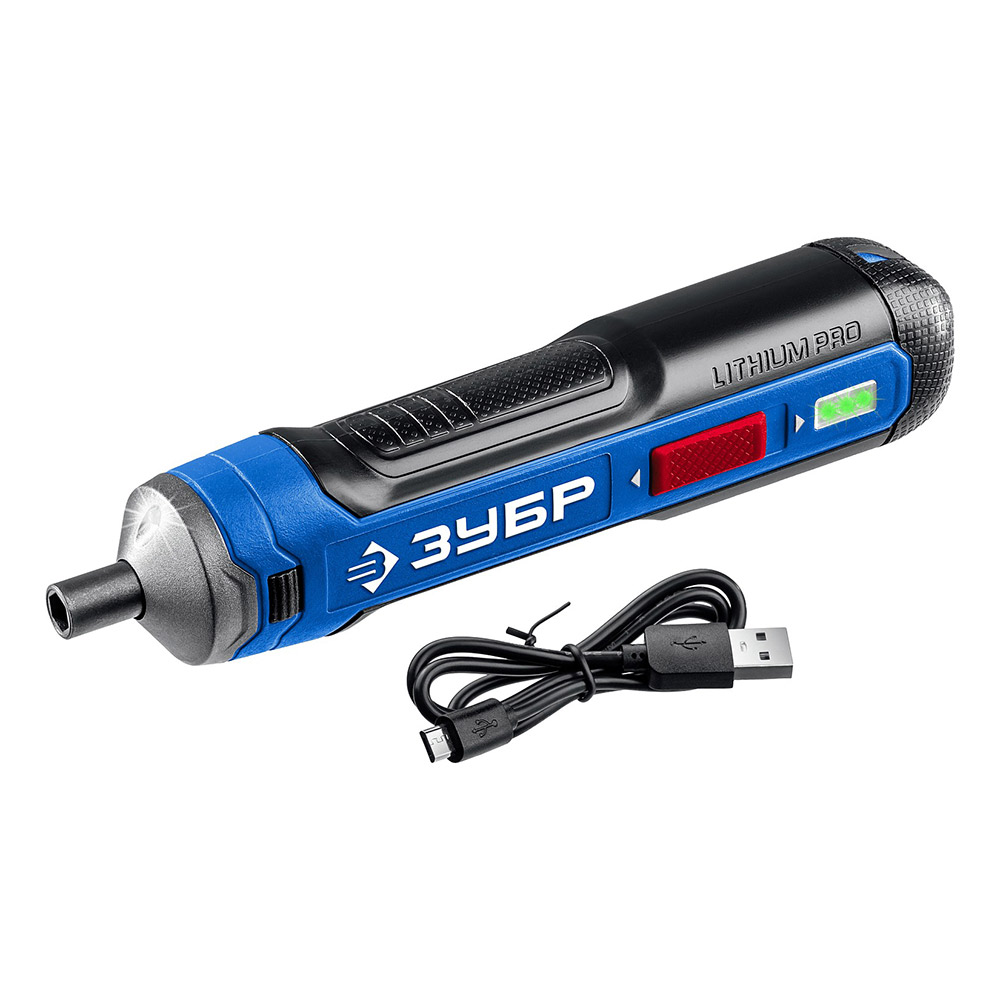 original-5912.jpg Аккумуляторная отвертка аккумуляторная Зубр PSD-4 4 В 1,5 Ач Li-Ion 1 АКБ и ЗУ — изображение 1