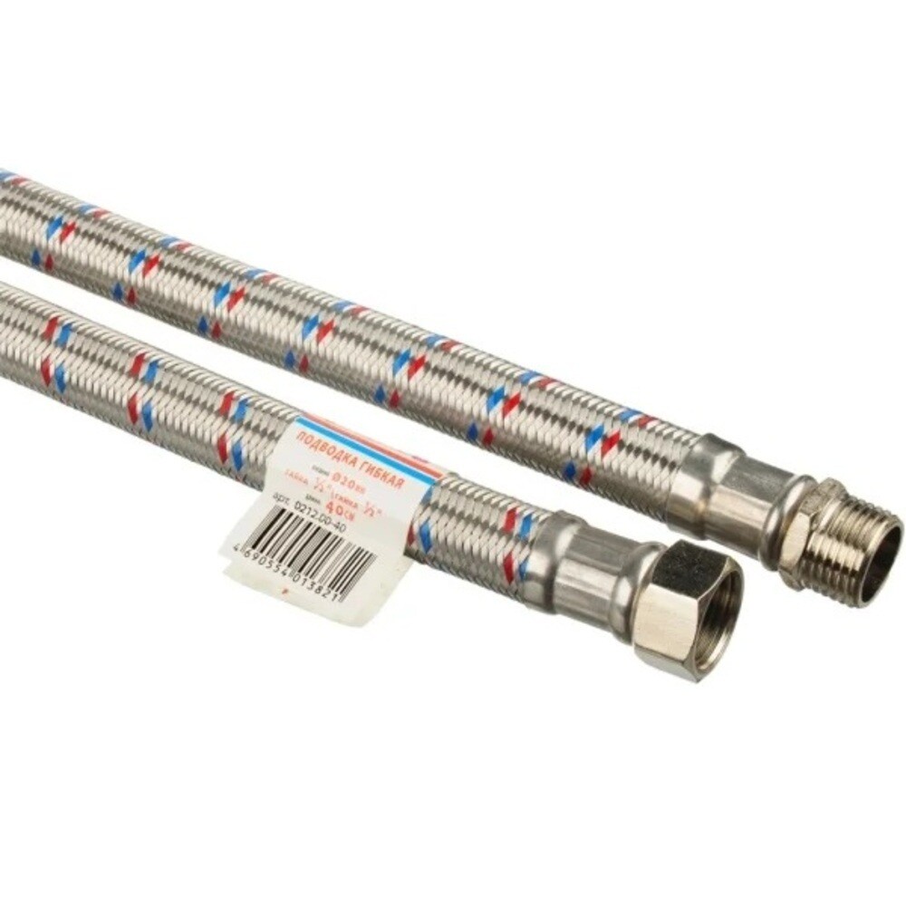 original-5948.jpg Подводка гибкая для воды TР-сантехника Гигант 1/2 ВР(г) х 1/2 НР(ш) 60 см (26478) — изображение 1