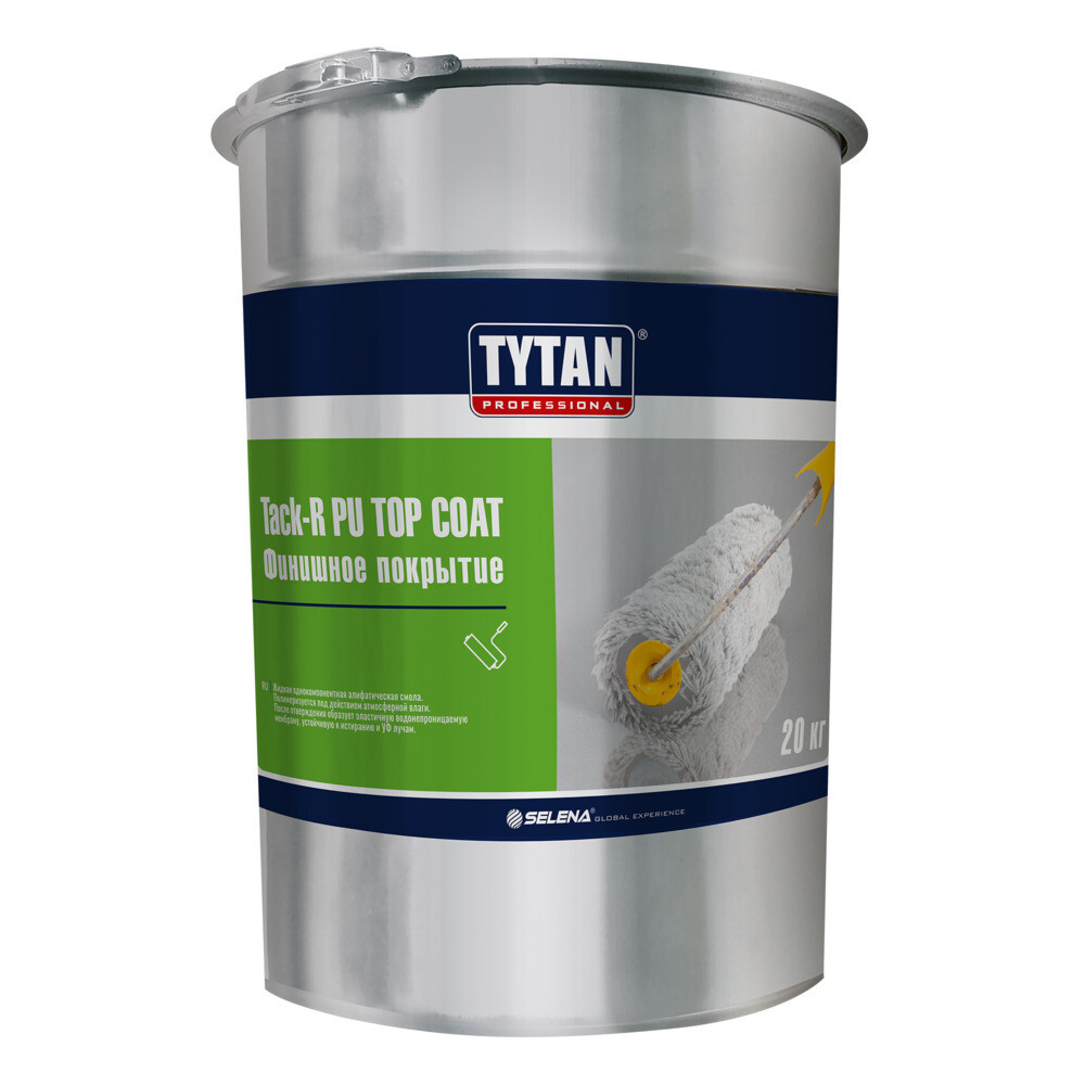 original-6423.jpg Покрытие финишное полиуретановое Tytan Professional TACK-R PU TOP COAT 20 кг серое — изображение 1
