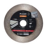 Диск алмазный по керамограниту Rage by Vira 125х22,2х1,8 мм сплошной сухой рез (600130)