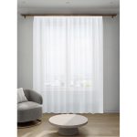 Тюль вуаль белый 300х320 см Decofest Марио с утяжелителем (153.731)