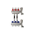 Коллекторная группа с расходомерами Ридан FHF-7RF 1 ВР(г) х 7 выходов 3/4 НР(ш) ЕК х 1 ВР(г)