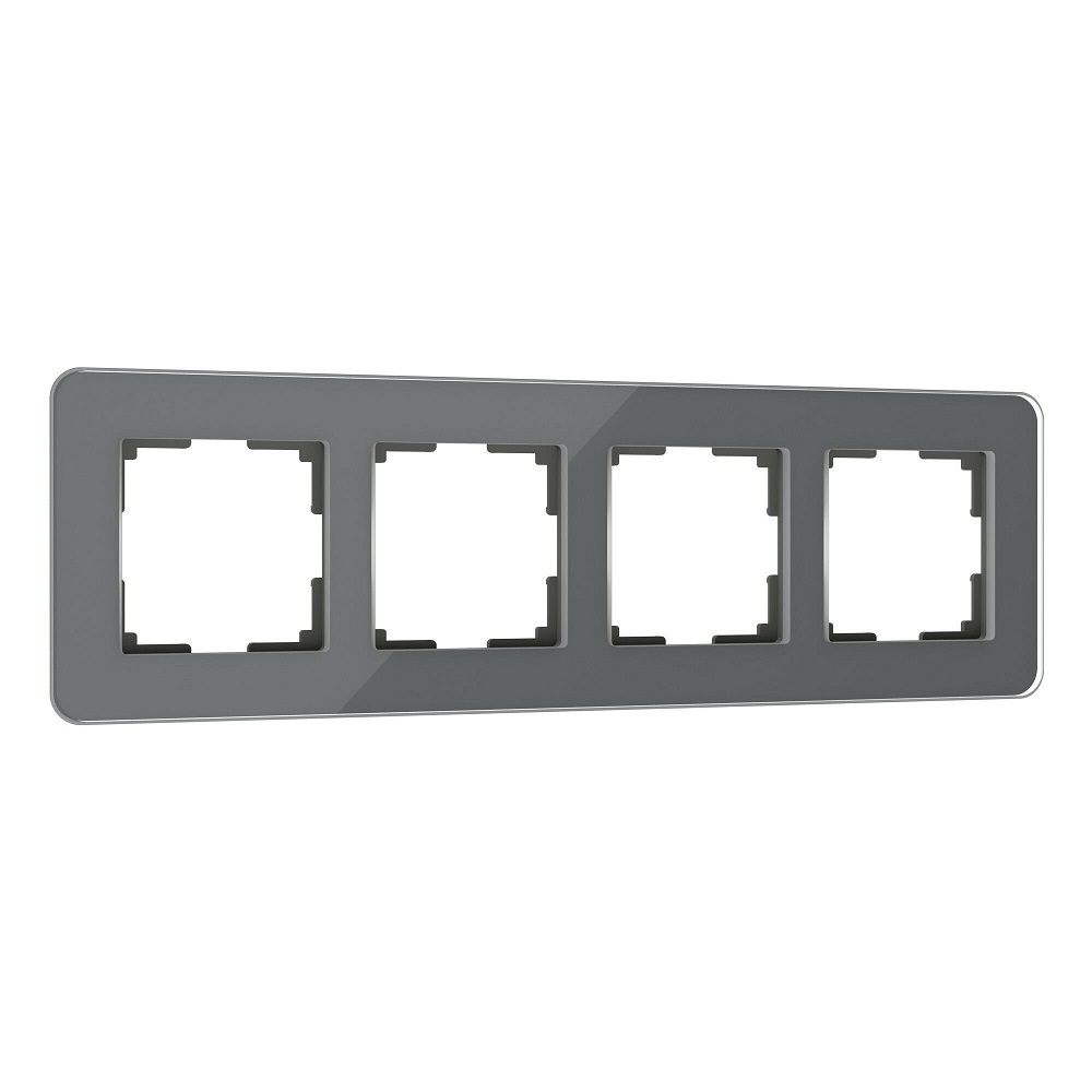 original-6987.jpg Рамка Werkel Elite четырехместная графит (a057881) — изображение 1