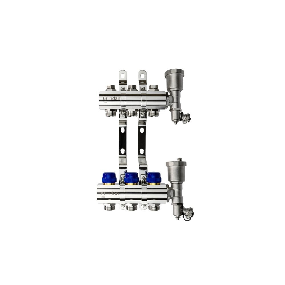 original-7013.jpg Коллекторная группа Ридан FHF-5R 1 ВР(г) х 5 выходов 3/4 НР(ш) ЕК х 1 ВР(г) — изображение 1