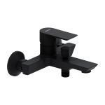 Смеситель для ванны Damixa Gala черный однорычажный с коротким изливом без лейки (531000300)