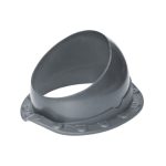 Проходной элемент Krovent Base-VT Wave 125/150 для готовой кровли из металлочерепицы серый