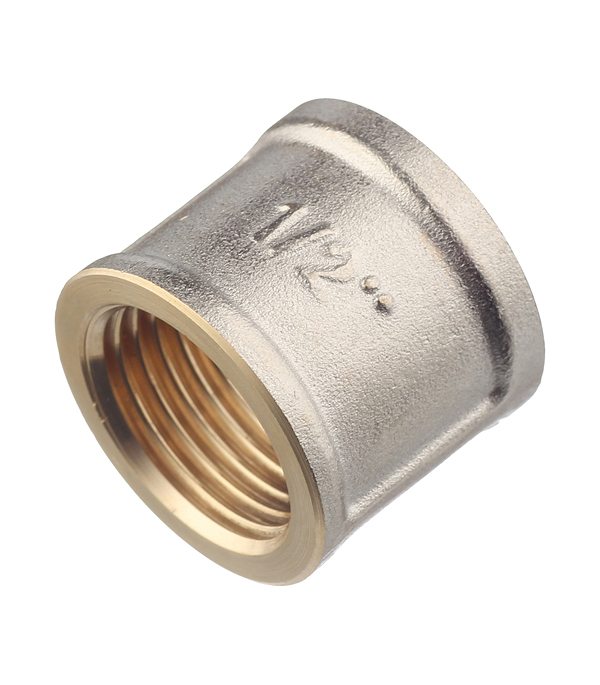 original-7354.jpg Муфта 1/2 ВР(г) х 1/2 ВР(г) латунная — изображение 1