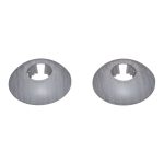 Обвод для труб ПВХ декоративный 22 мм аустер (2 шт.)