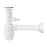 Сифон для раковины Wirquin Минор 1 1/4х40 мм с выпуском 40 мм с соединением 40 мм белый (30987190)