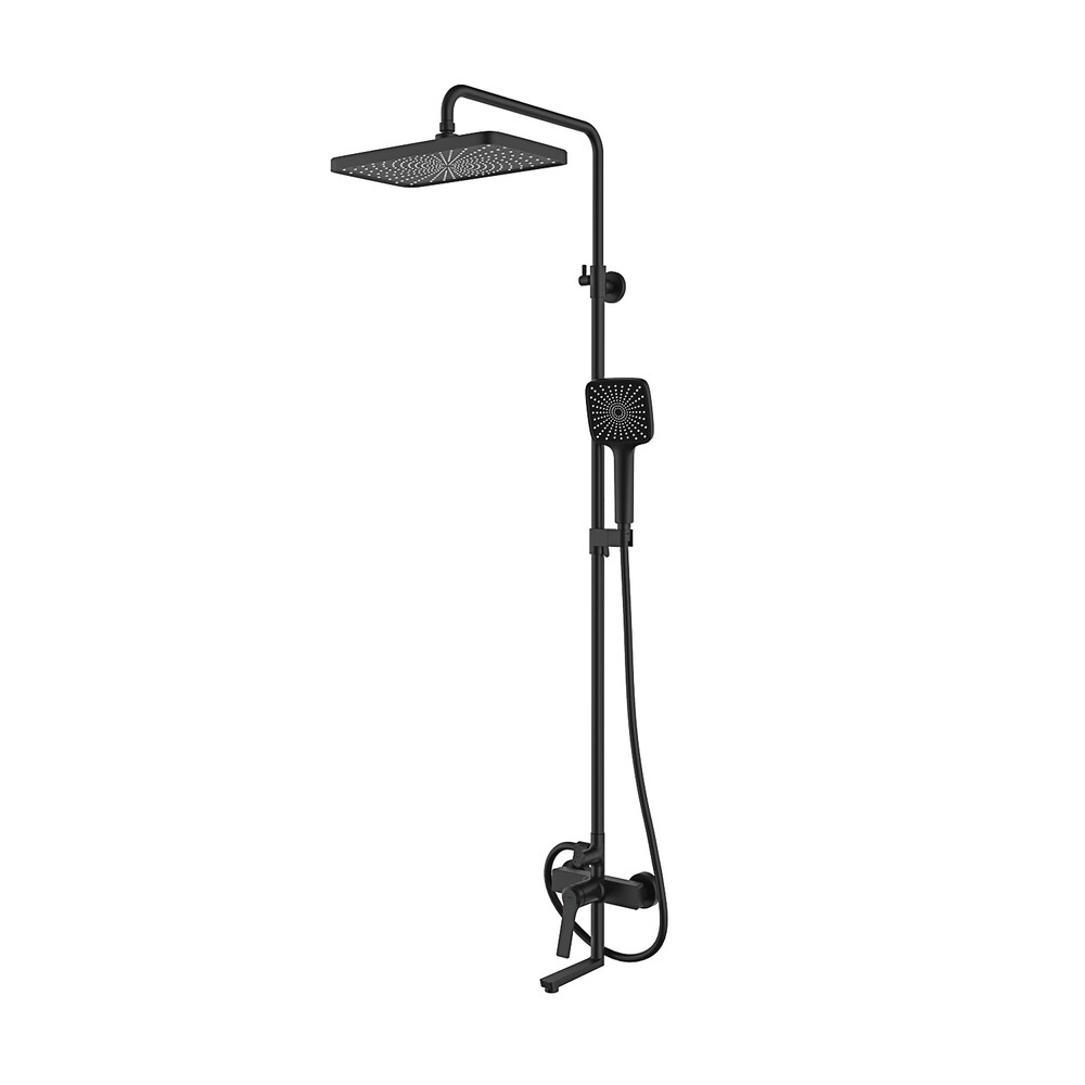 original-7834.jpg Душевая система Iddis Parker с верхним душем с лейкой со смесителем черная матовая (PARBL3Fi06) — изображение 1