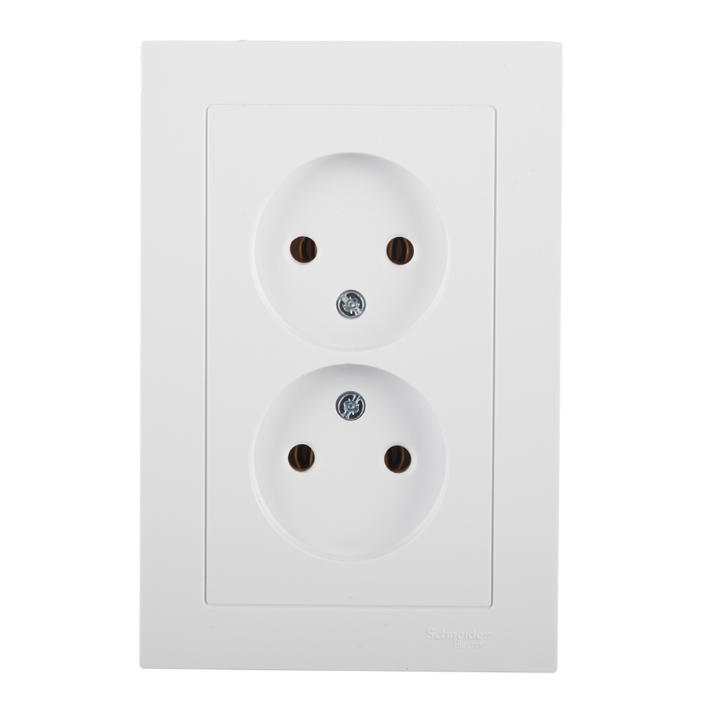 original-7940.jpg Розетка Systeme Electric AtlasDesign встраиваемая белая (ATN000120) — изображение 1