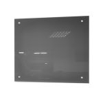 Панель стеновая закаленное стекло для кухни 550х600х4 мм темно-серая