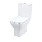 Унитаз-компакт Iddis Torr безободковый с горизонтальным выпуском с сиденьем дюропласт микролифт белый (TORRDSEi24)