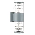 Светильник садово-парковый настенный Feron Техно серый E27 60 Вт IP54 (06299)