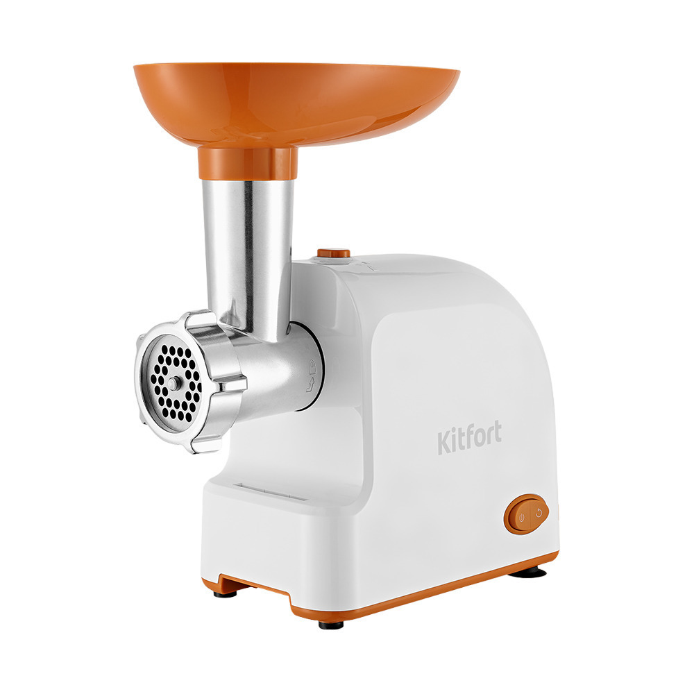 original-825.jpg Мясорубка электрическая Kitfort КТ-2113-1 бело-оранжевая — изображение 1