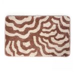 Коврик для ванной коричневый 75х45 см WasserKraft Donau (BM-9401)