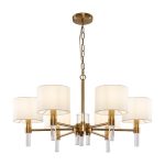 Люстра подвесная Freya Lino E14 240 Вт 16 кв.м (FR5186PL-06BS)