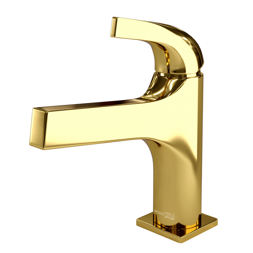 original-864.jpg Смеситель для раковины WasserKraft Sauer золото однорычажный (7103) — изображение 1