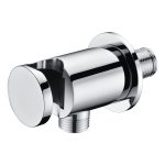 Подключение шланга WasserKraft с держателем латунь хром (A135)