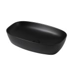 Раковина Abber Rechteck 61 см накладная черная матовая (AC2206MB)