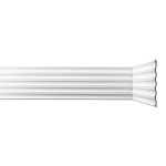 Панель декоративная из экополимера 200х2000х10 мм Bello Deco XPS СП 04/2 белая 0,4 кв.м