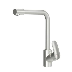 Смеситель для кухни AM.PM Like сатин с высоким изливом с подключением к фильтру однорычажный (F8005711)