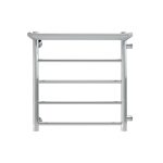 Полотенцесушитель водяной Indigo Line 600х500 мм лесенка с боковым подключением 500 мм справа с полкой хром