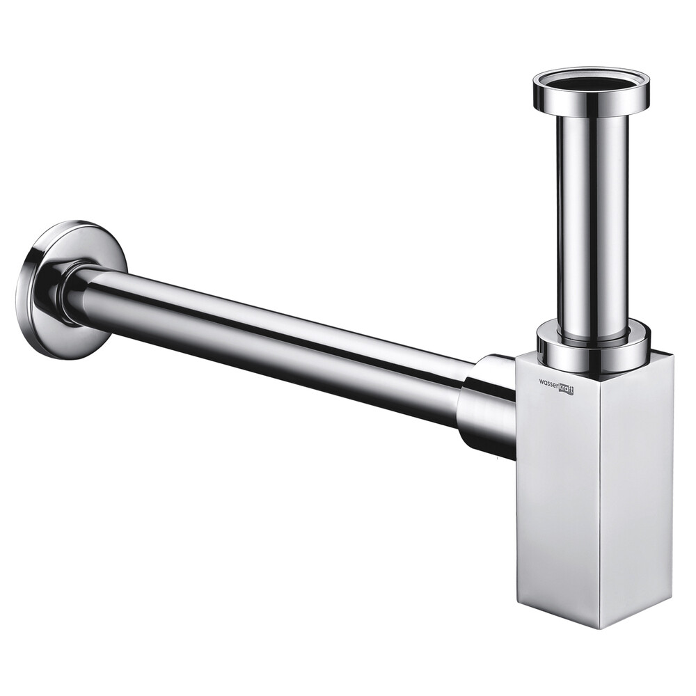original-9033.jpg Сифон для раковины WasserKraft 1 1/4х32 мм без выпуска с соединением 32 мм хром (A072) — изображение 1