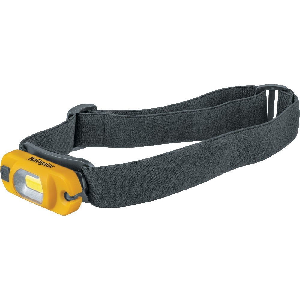 original-9213.jpg Фонарь налобный Navigator NPT H19 светодиодный 1 LED 3 Вт аккумуляторный 3,7 В Li-Pol 2500 мАч пластик 4 режима (14485) — изображение 1