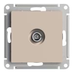 Розетка телевизионная Systeme Electric AtlasDesign встраиваемая песочная (ATN001291)