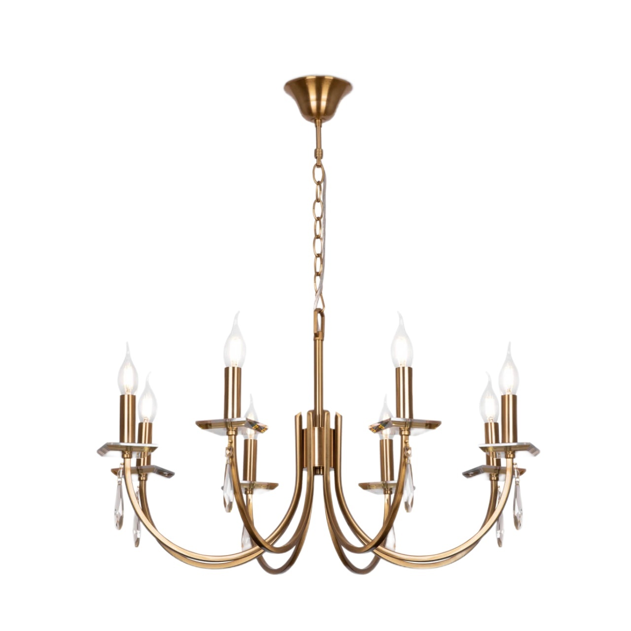 original-9582.jpg Люстра подвесная Freya Forte E14 320 Вт 21,33 кв.м (FR1006PL-08G) — изображение 1