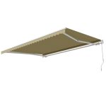 Выдвижной навес маркиза 4х3 м Sunset Boutique Belvedere темно-бежевый