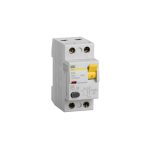 УЗО IEK ВД1-63 63А 1P+N тип AC 100 мА 4,5 кА (MDV10-2-063-100)