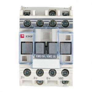 Контактор модульный EKF PROxima (ctr-s-9-110-nc) 110 В 9 А тип AC 3P малогабаритный