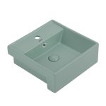 Раковина Abber Rechteck 42 см накладная светло-зеленая матовая (AC2208MCG)