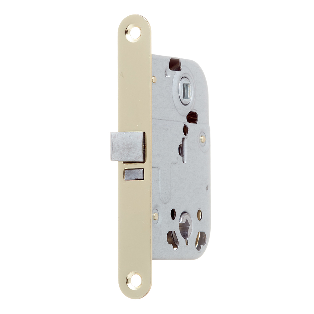 original-9957.jpg Замок врезной 2014 для межкомнатной двери под фиксатор золото 1 ключ — изображение 1